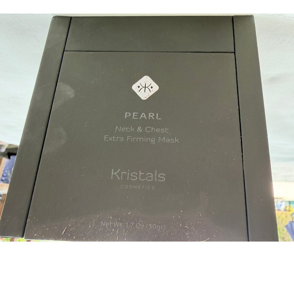 Kristals Cosmetics Pearl Neck & Chest Extra Firming Mask 1.7oz New in Box